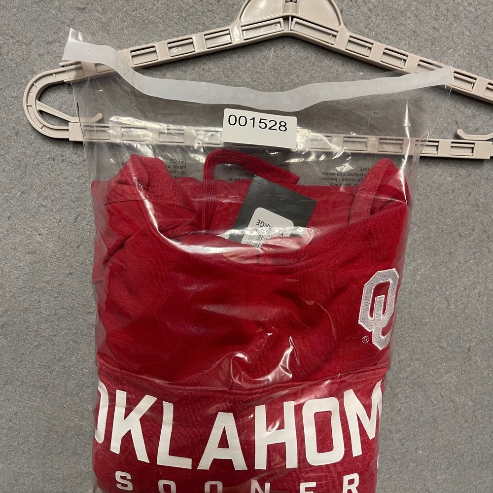 Oklahoma Sooners Hoodie Mens XXL 2XL Red Fleece Sweatshirt NCAA Fan Gear - Picture 10 of 10